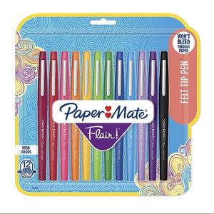 Paper Mate Flair Felt Tip Pens, Medium (0.7mm)
